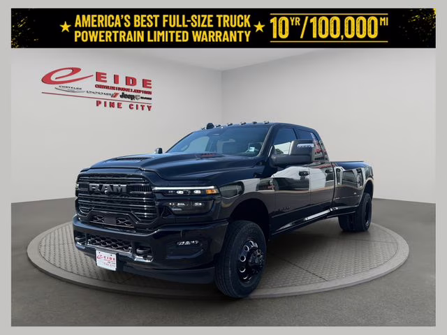 2026 Diamond Black Crystal Pearlcoat Ram 3500 Laramie Night Edition 4X4 Truck