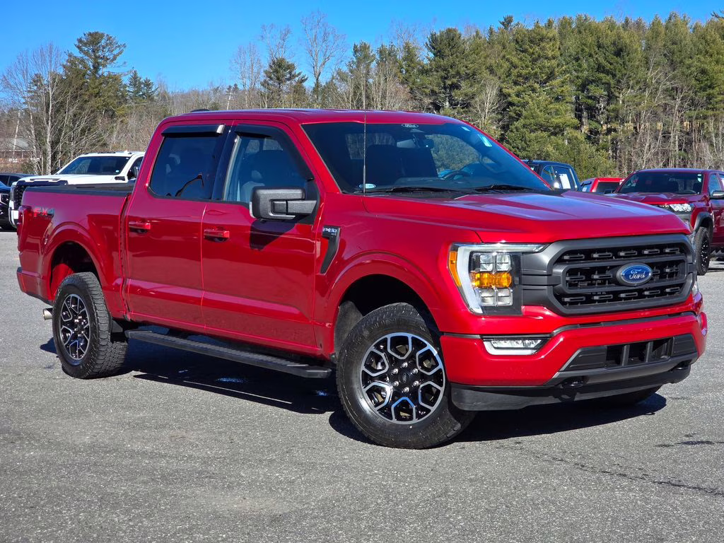 2022 Red Metallic Ford F-150 XLT 4X4 Truck