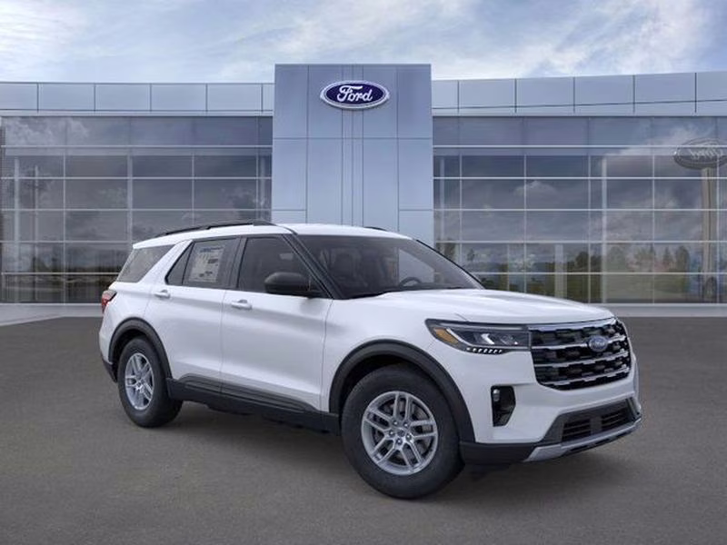 2026 Space White Metallic Ford Explorer Active w/200A Pkg RWD SUV