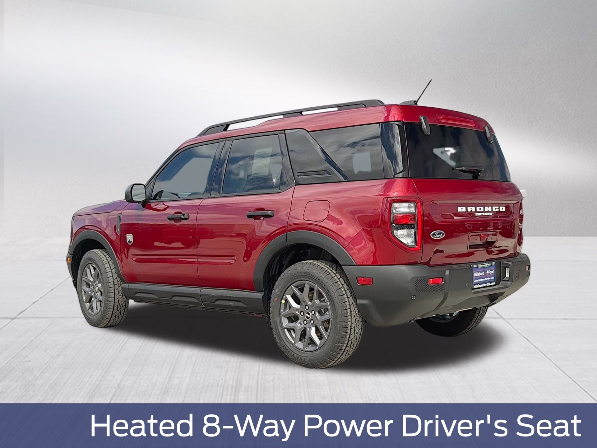 2025 Ruby Red Metallic Tinted Clearcoat Ford Bronco Sport Big Bend 4X4 SUV