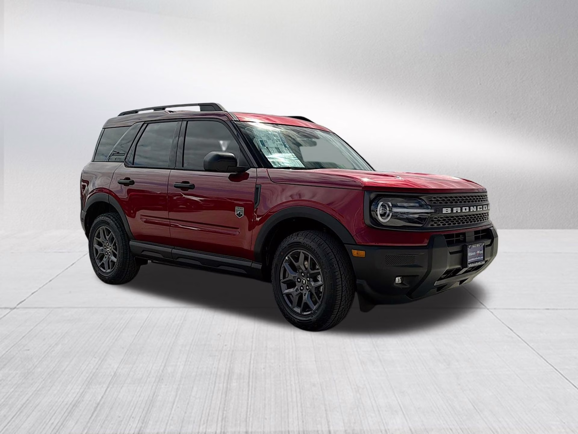 2025 Ruby Red Metallic Tinted Clearcoat Ford Bronco Sport Big Bend 4X4 SUV