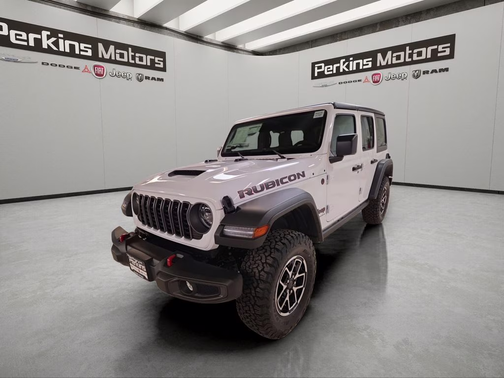 2026 bright white clearcoat Jeep Wrangler Rubicon 4X4 SUV
