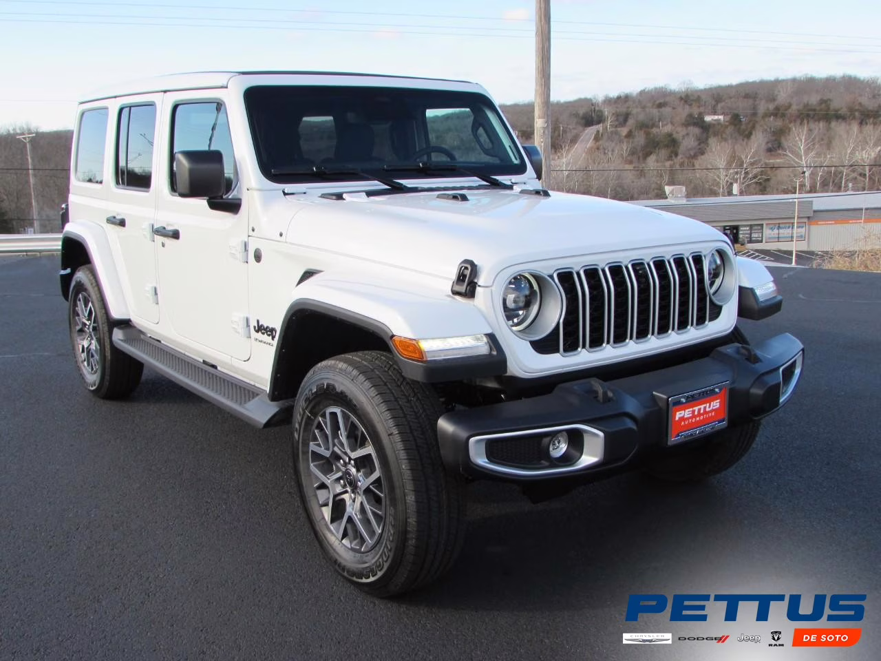 2026 Bright White Clearcoat Jeep Wrangler Sahara 4X4 SUV