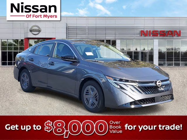 2026 Gun Metallic Nissan Sentra S FWD Sedan