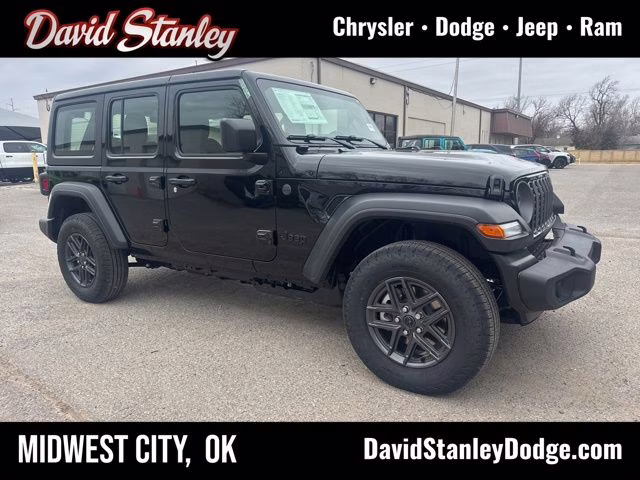 2026 Black Clearcoat Jeep Wrangler Sport 4X4 SUV