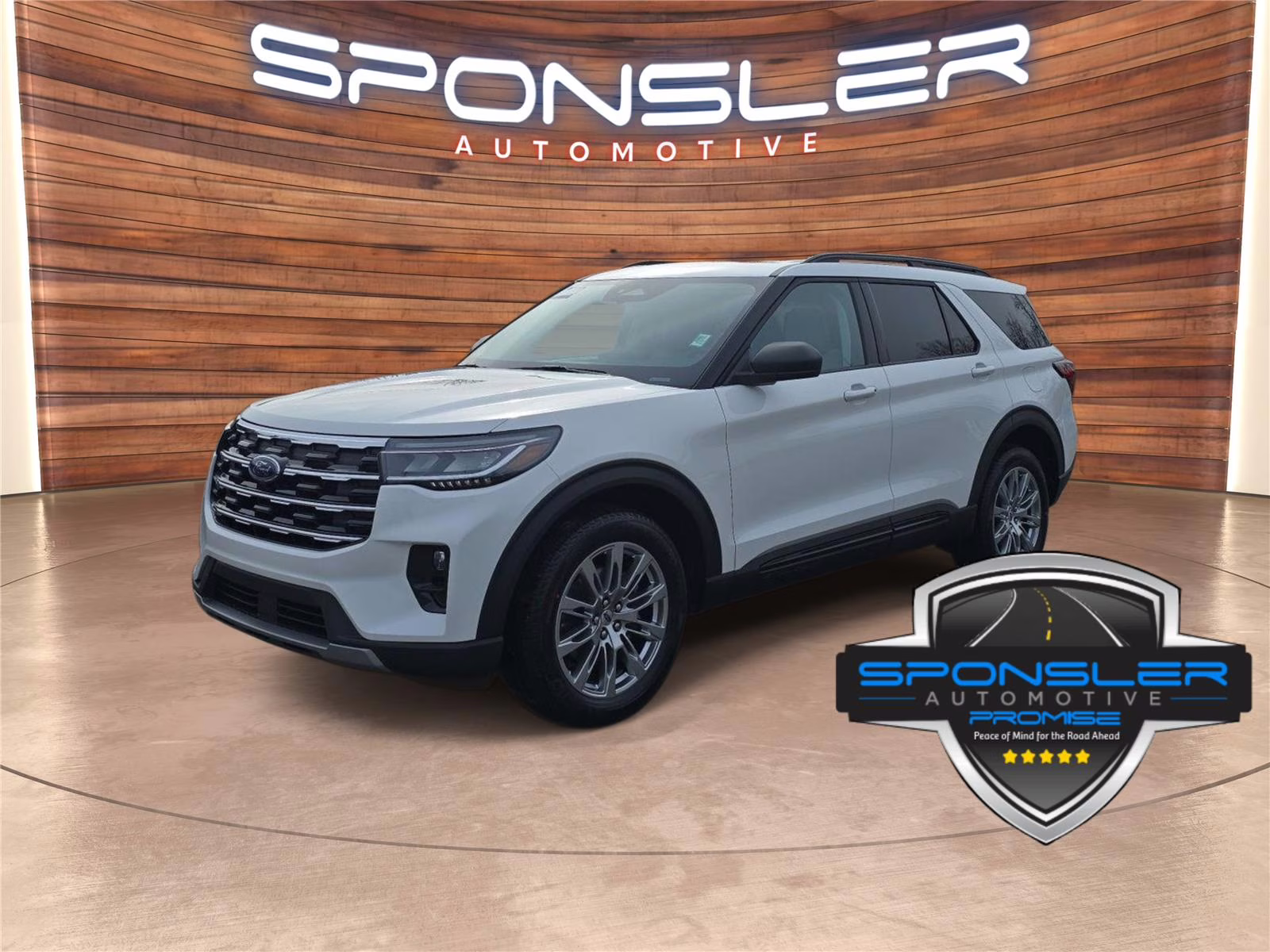 2026 Star White Metallic Tri-Coat Ford Explorer Active 4X4 SUV