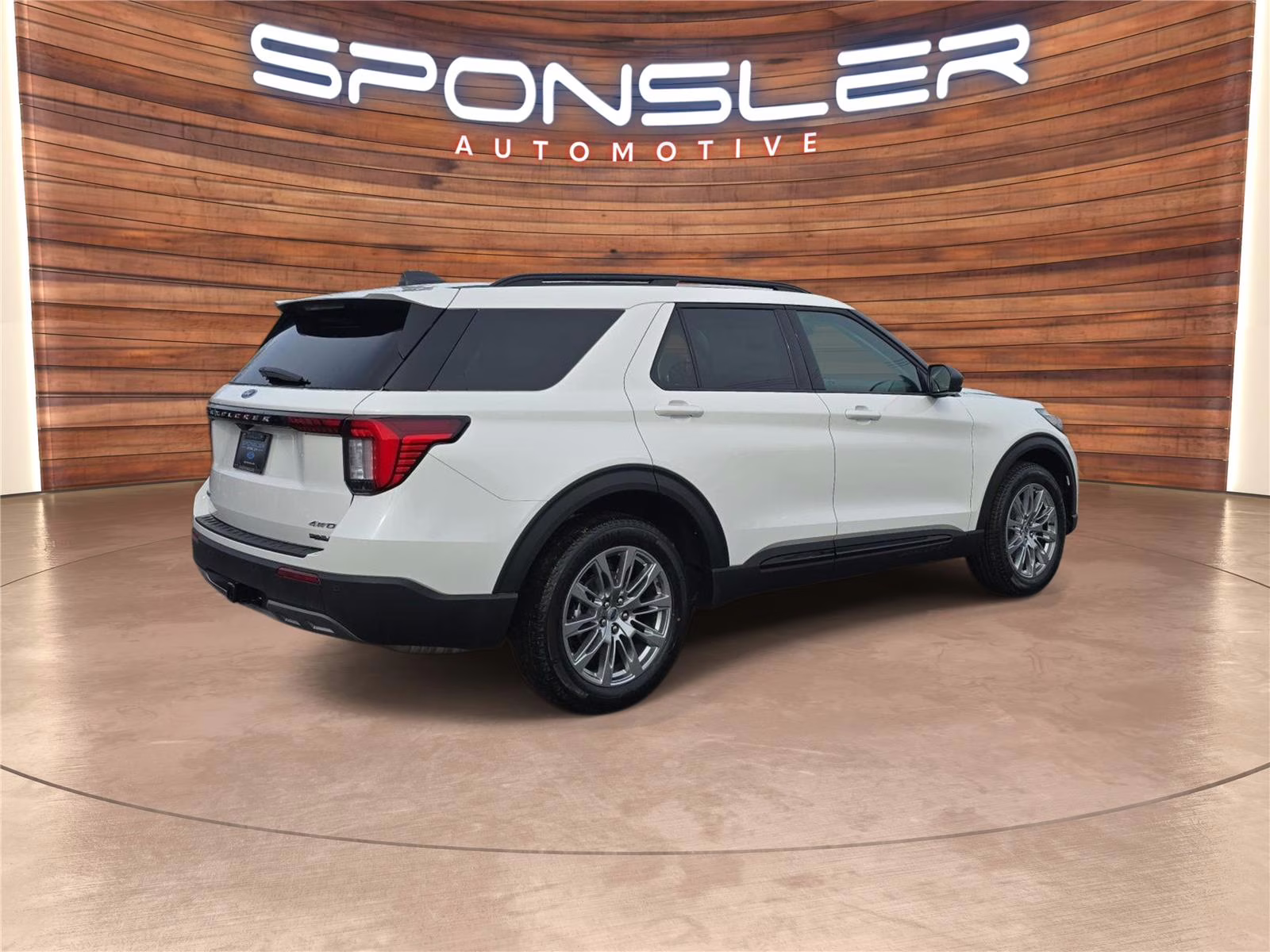 2026 Star White Metallic Tri-Coat Ford Explorer Active 4X4 SUV
