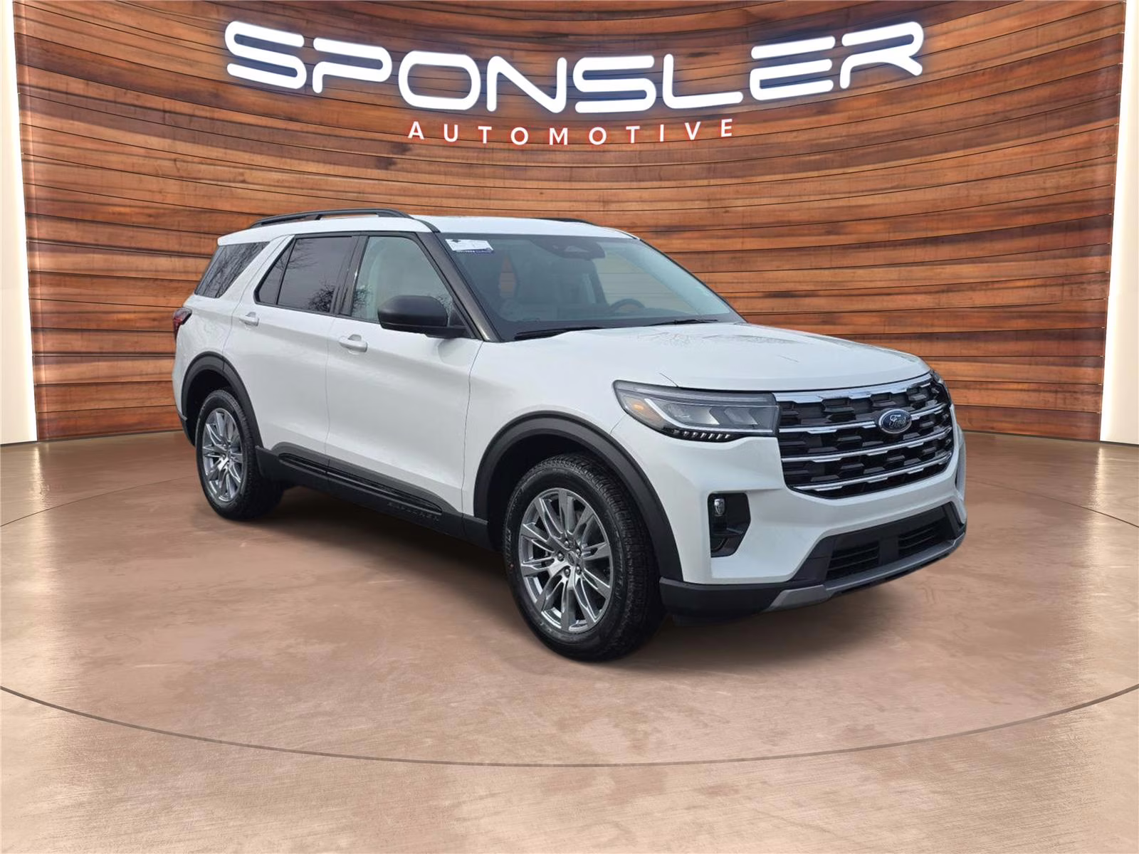 2026 Star White Metallic Tri-Coat Ford Explorer Active 4X4 SUV