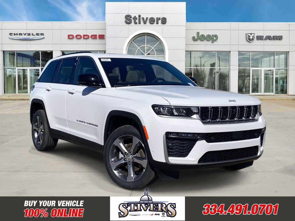 2026 Bright White Clearcoat Jeep Grand Cherokee Limited RWD SUV