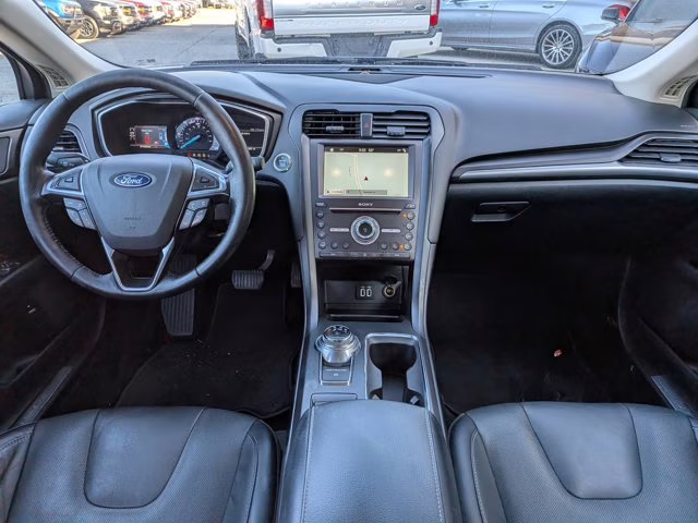 2019 Black Ford Fusion Energi Titanium FWD Sedan