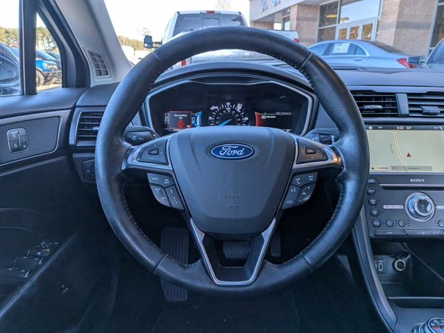 2019 Black Ford Fusion Energi Titanium FWD Sedan