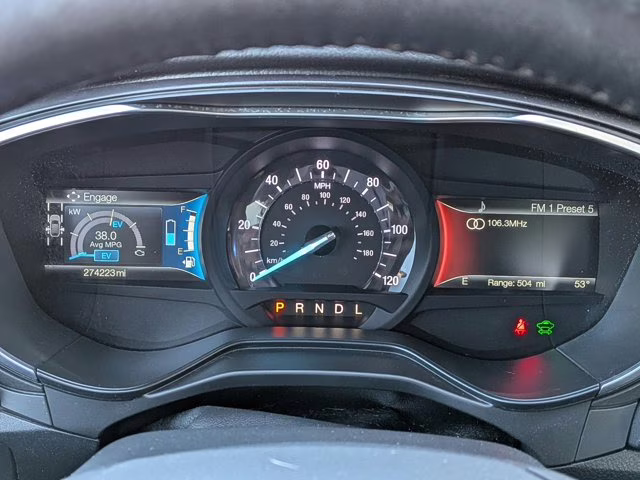 2019 Black Ford Fusion Energi Titanium FWD Sedan