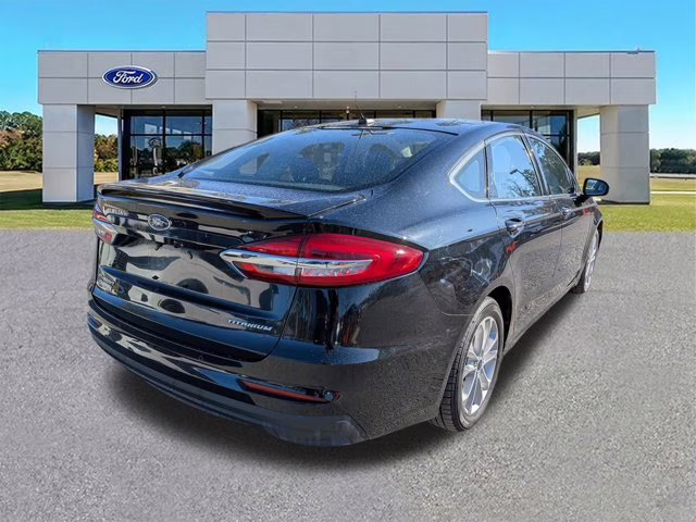 2019 Black Ford Fusion Energi Titanium FWD Sedan