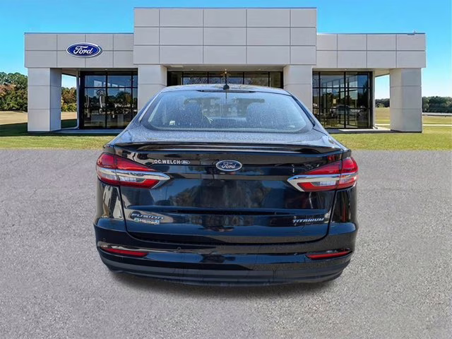 2019 Black Ford Fusion Energi Titanium FWD Sedan
