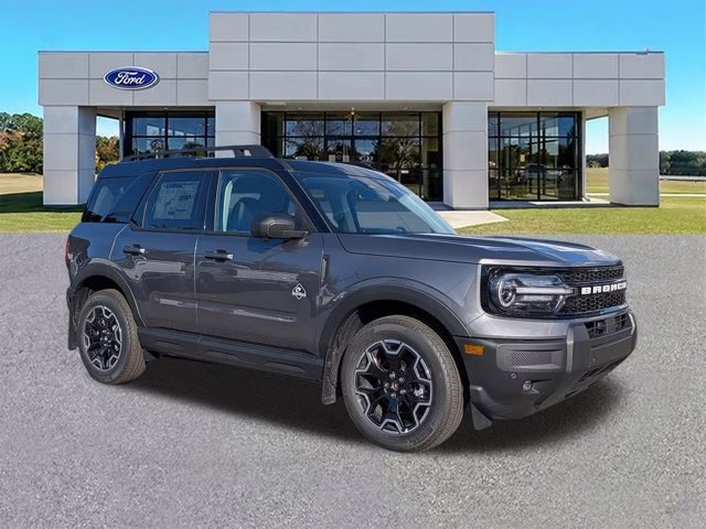 2025 Gray Metallic Ford Bronco Sport Outer Banks 4X4 SUV