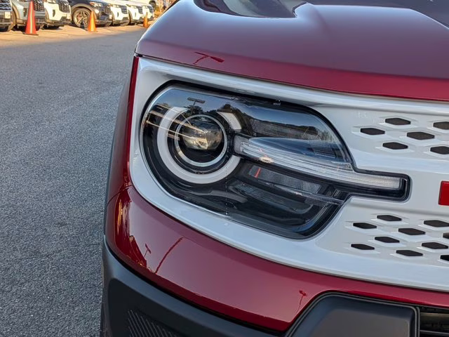 2025 Ruby Red Metallic Ford Bronco Sport Heritage 4X4 SUV