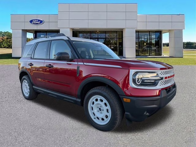 2025 Ruby Red Metallic Ford Bronco Sport Heritage 4X4 SUV