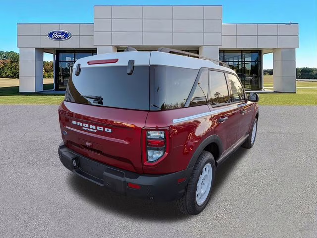 2025 Ruby Red Metallic Ford Bronco Sport Heritage 4X4 SUV