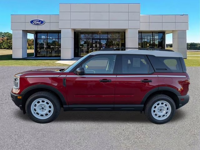 2025 Ruby Red Metallic Ford Bronco Sport Heritage 4X4 SUV