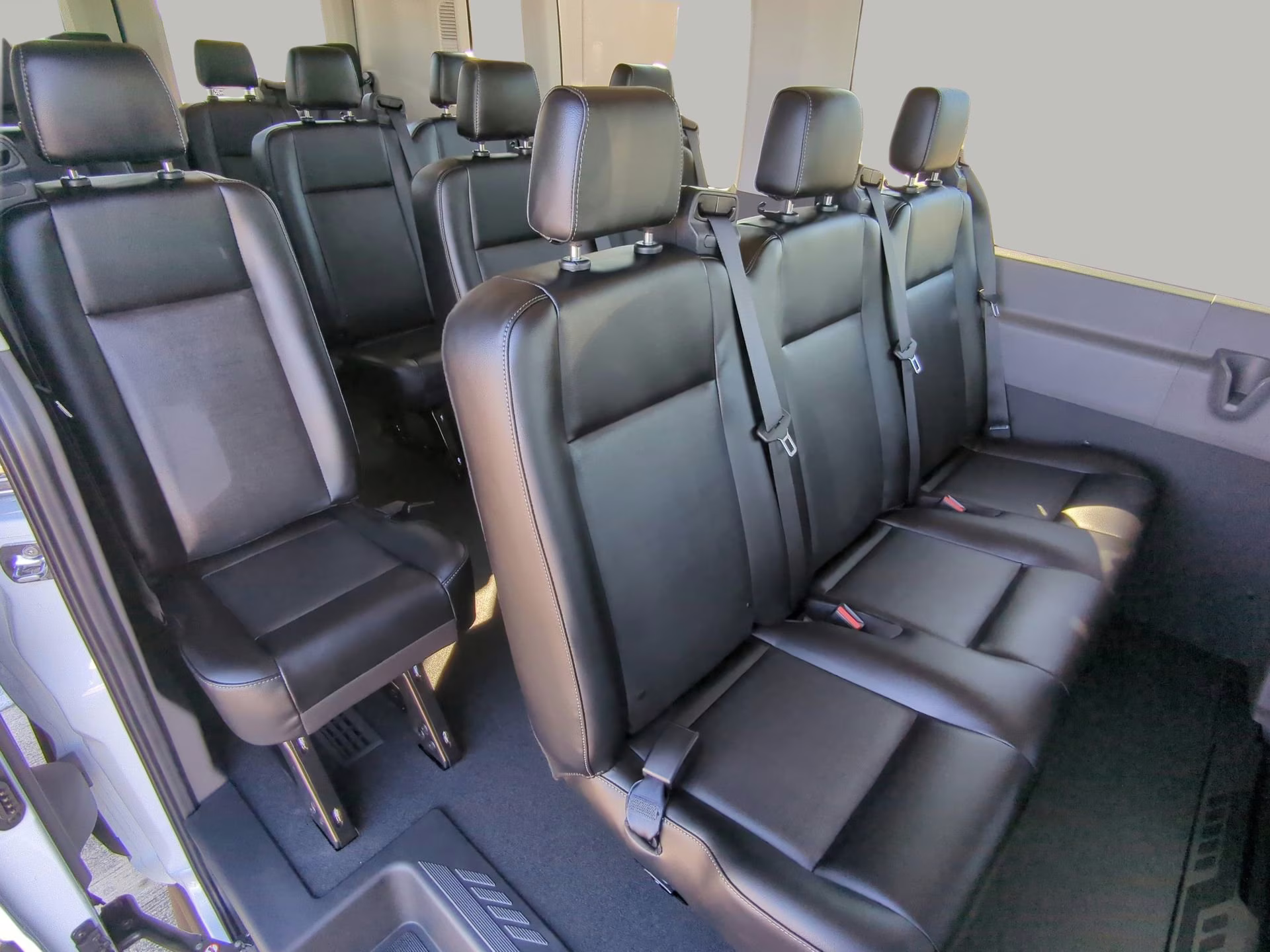 2026 Oxford White Ford Transit Passenger Wagon XL RWD Van