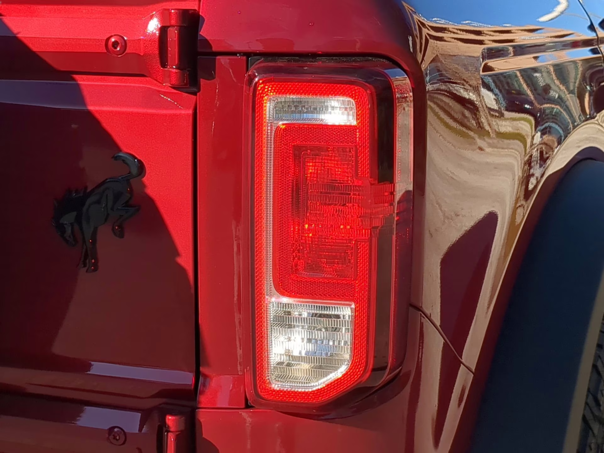 2025 Ruby Red Metallic Tinted Clearcoat Ford Bronco Big Bend 4X4 Convertible