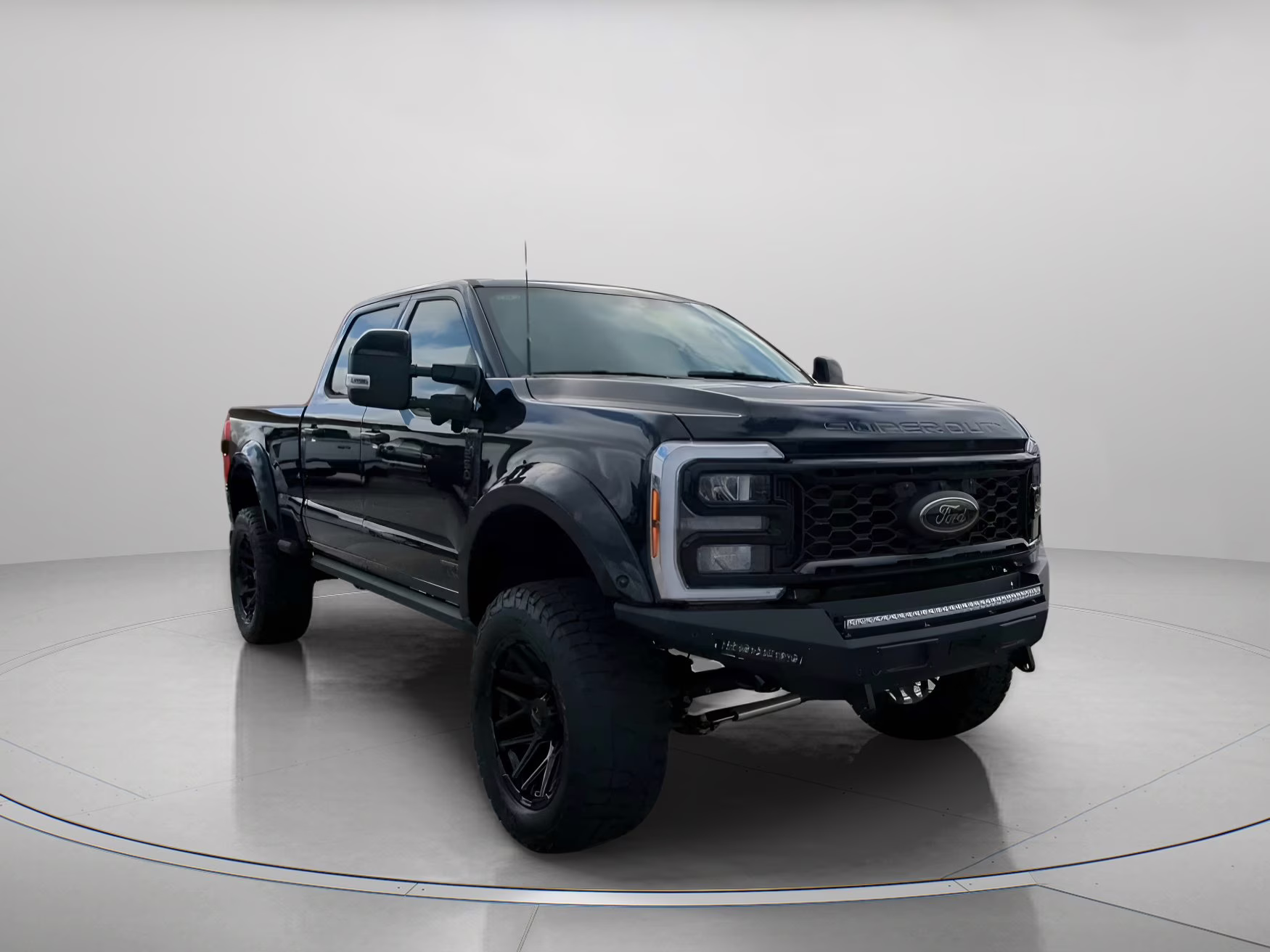 2026 Agate Black Metallic Ford Super Duty F-250 SRW LARIAT Crew Cab Pickup 4X4 Truck