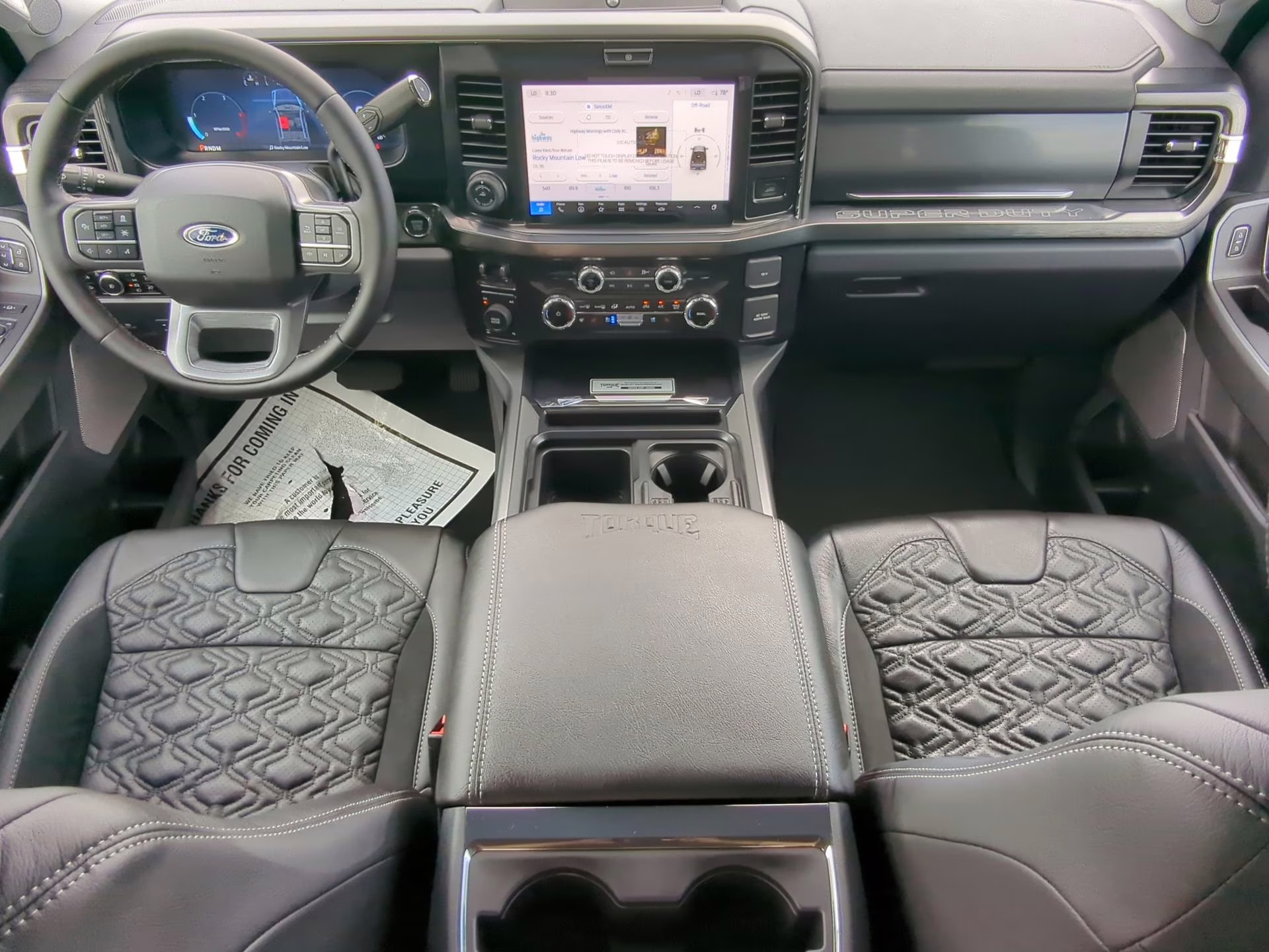 2026 Agate Black Metallic Ford Super Duty F-250 SRW LARIAT Crew Cab Pickup 4X4 Truck