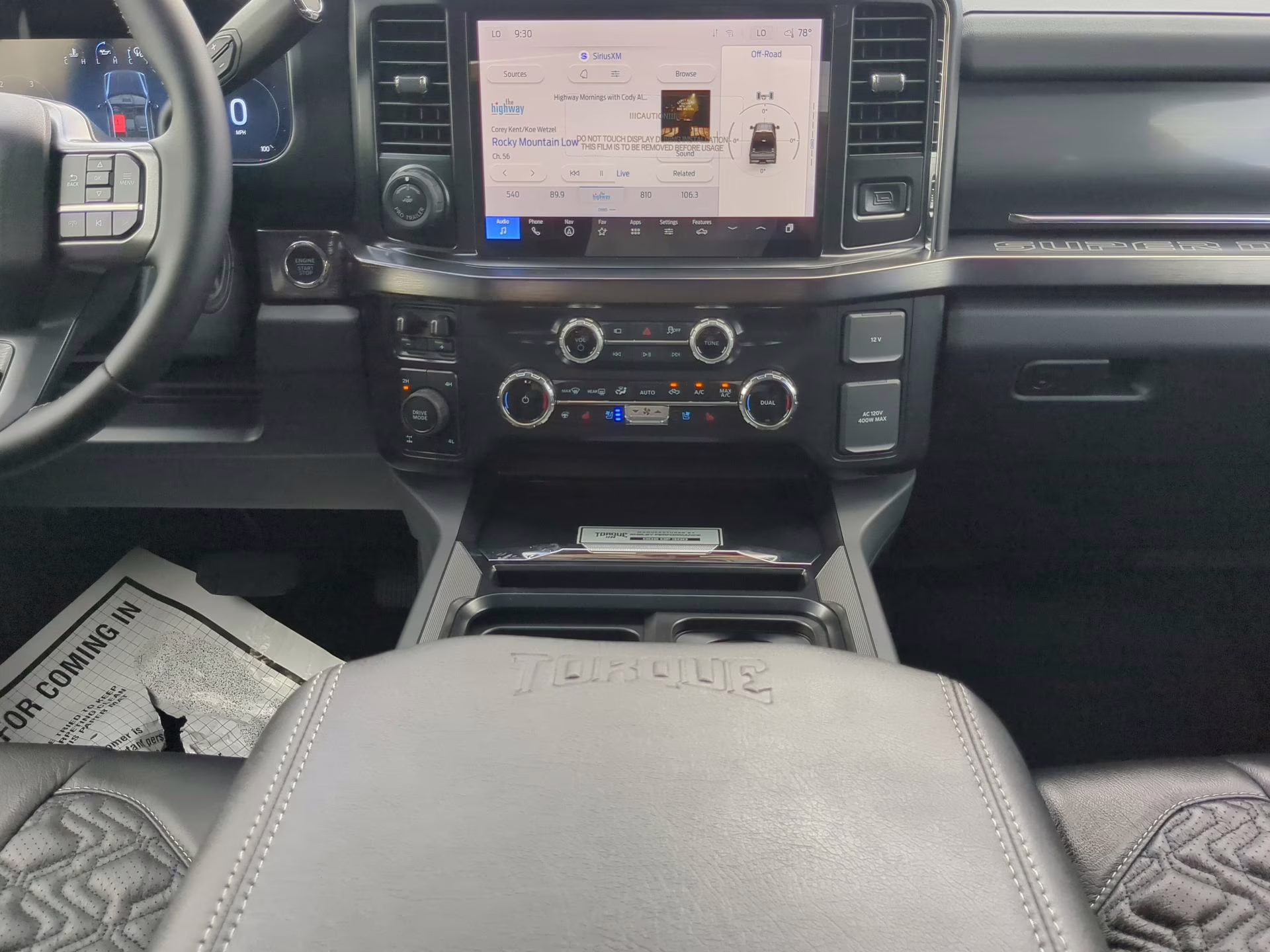 2026 Agate Black Metallic Ford Super Duty F-250 SRW LARIAT Crew Cab Pickup 4X4 Truck