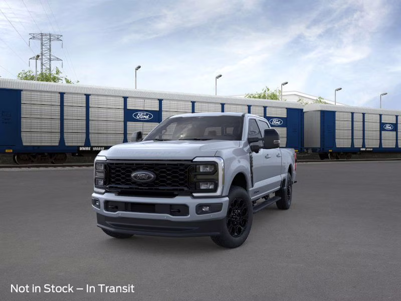 2026 Glacier Gray Metallic Tri-Coat Ford Super Duty F-250 SRW LARIAT Crew Cab Pickup 4X4 Truck