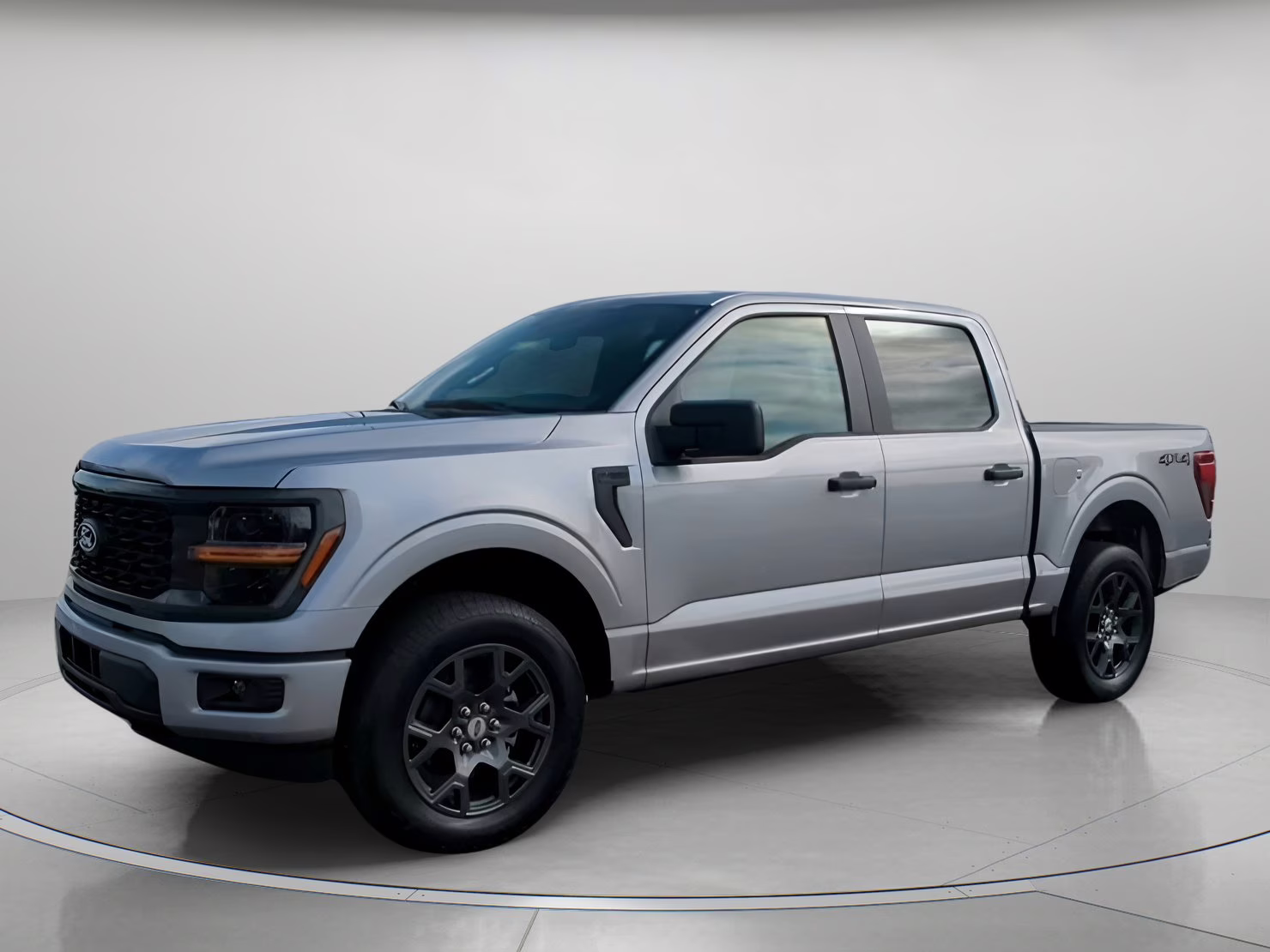 2026 Iconic Silver Metallic Ford F-150 STX Crew Cab Pickup 4X4 Truck