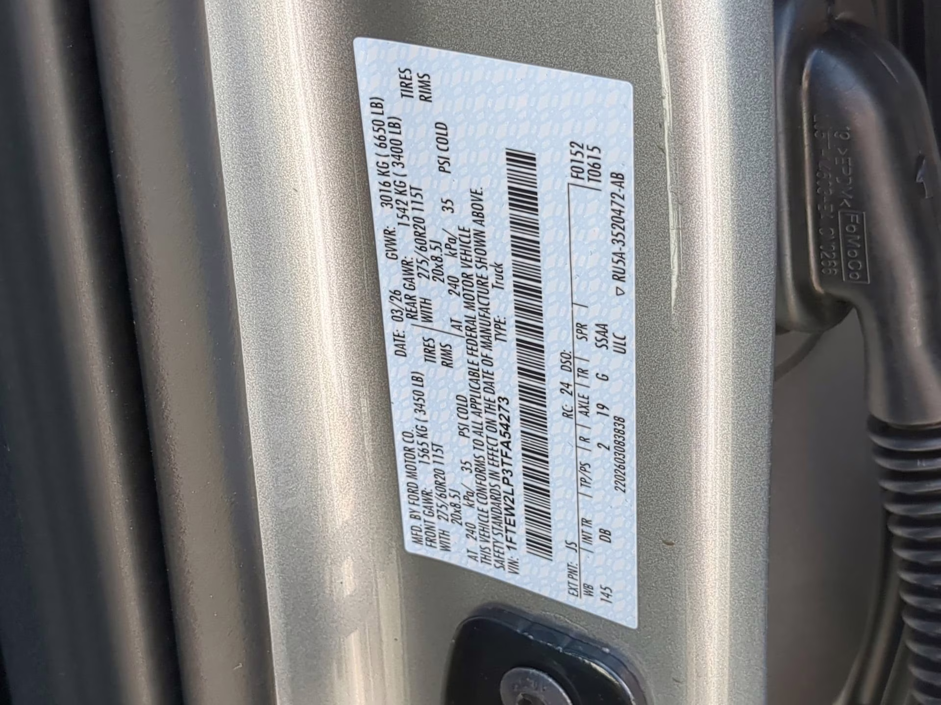 2026 Iconic Silver Metallic Ford F-150 STX Crew Cab Pickup 4X4 Truck