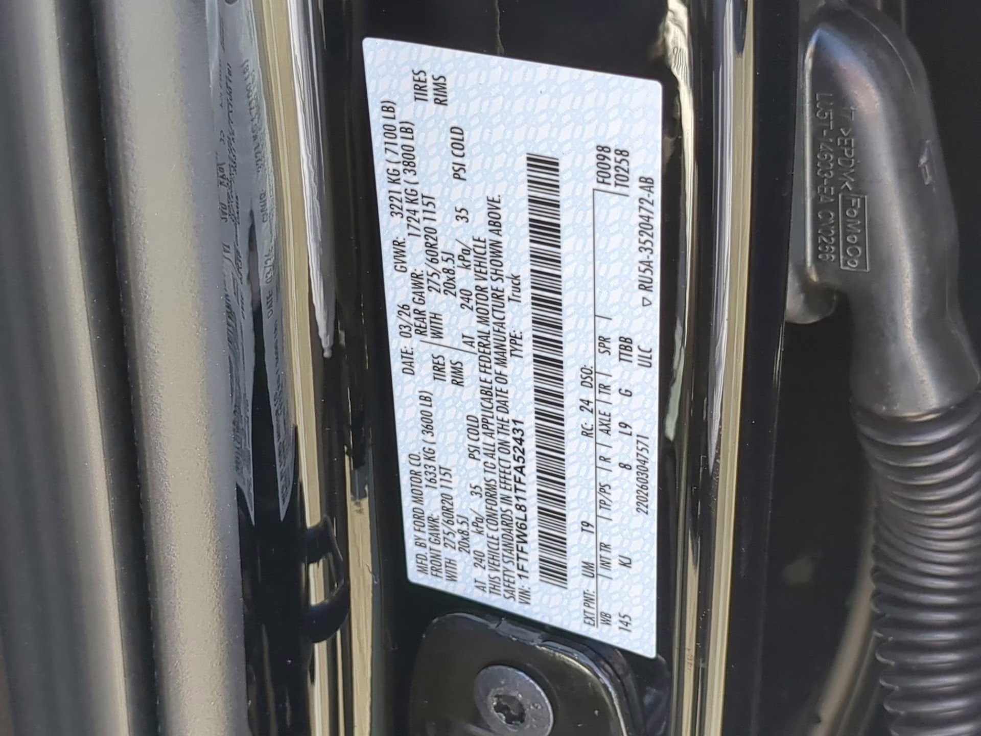 2026 Agate Black Metallic Ford F-150 King Ranch Crew Cab Pickup 4X4 Truck