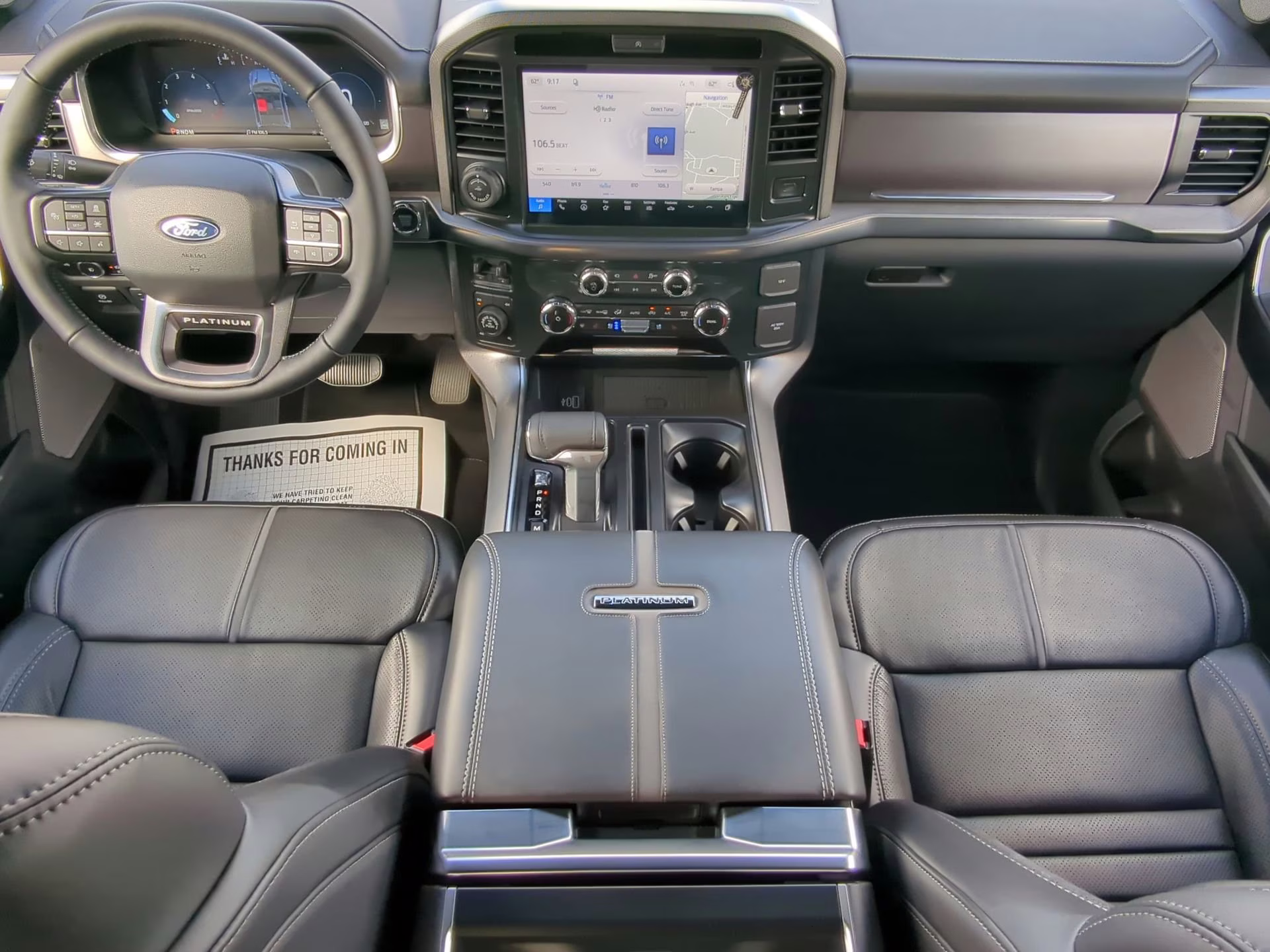 2026 Agate Black Metallic Ford F-150 Platinum Crew Cab Pickup 4X4 Truck