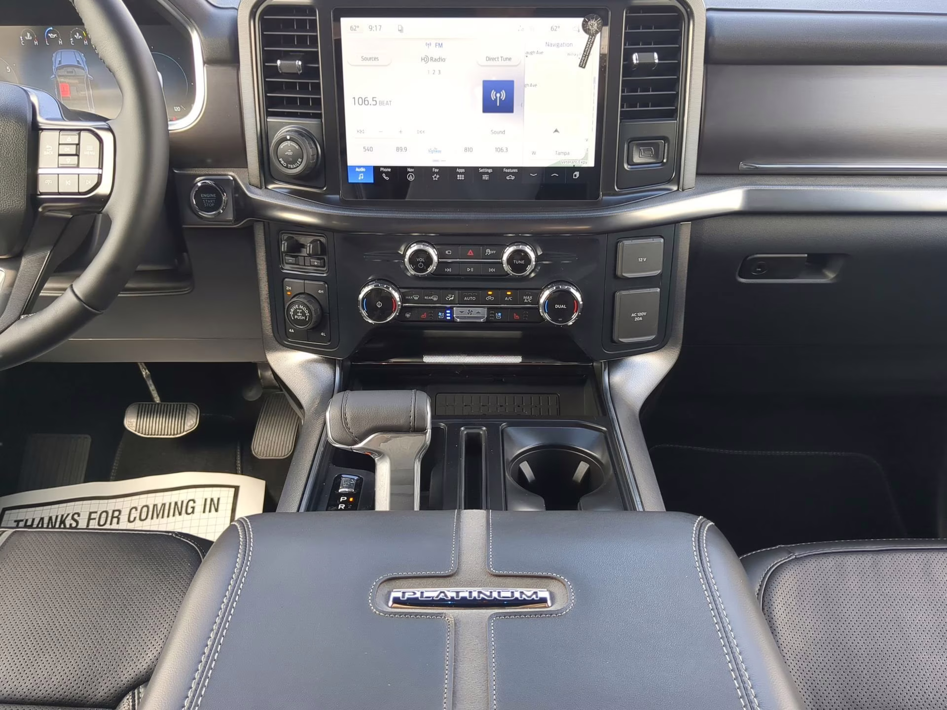 2026 Agate Black Metallic Ford F-150 Platinum Crew Cab Pickup 4X4 Truck