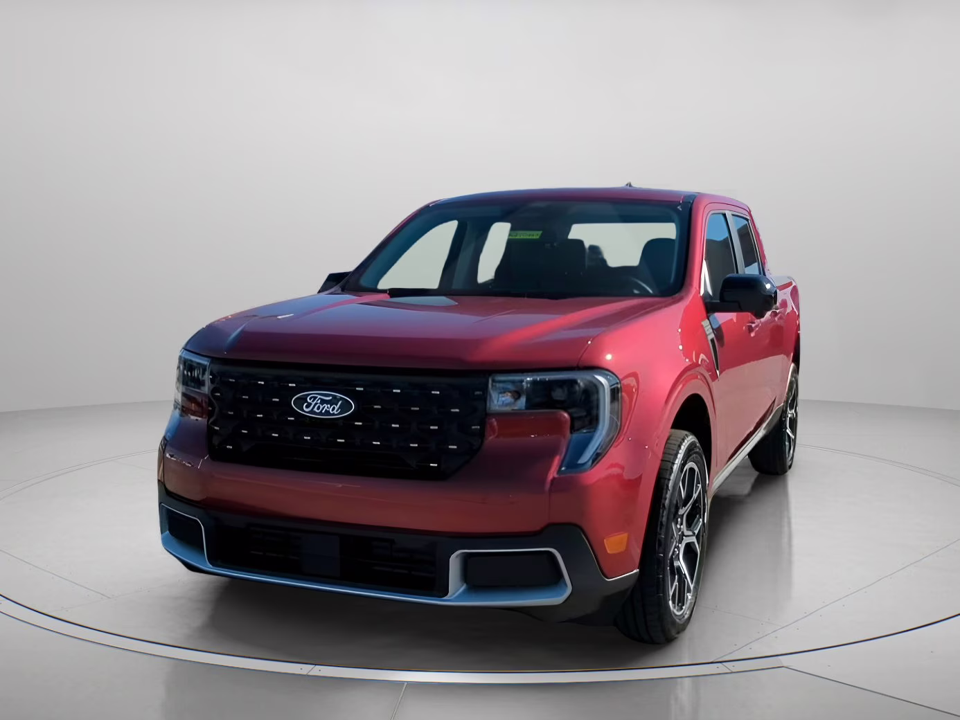 2026 Ruby Red Metallic Tinted Clearcoat Ford Maverick LARIAT Crew Cab Pickup AWD Truck