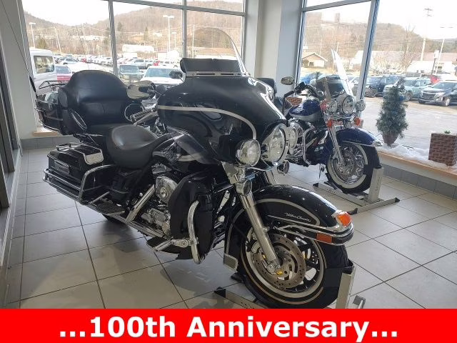 2003 Black Harley-Davidson Ultra Classic 100th Anniversary Motorcycle