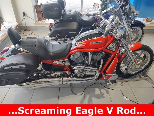 2005 Orange Harley-Davidson Screaming Eagle V Rod Motorcycle