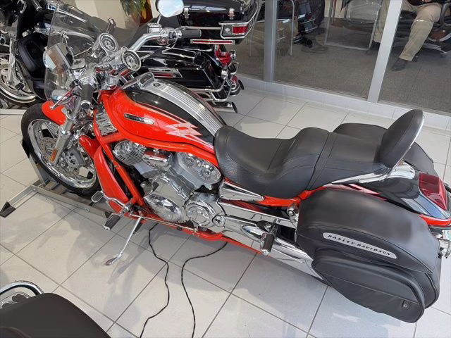 2005 Orange Harley-Davidson Screaming Eagle V Rod Motorcycle