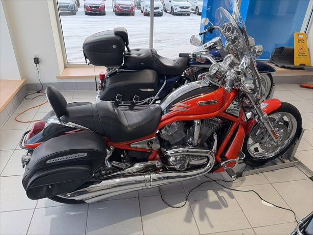 2005 Orange Harley-Davidson Screaming Eagle V Rod Motorcycle