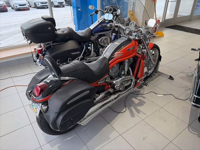 2005 Orange Harley-Davidson Screaming Eagle V Rod Motorcycle