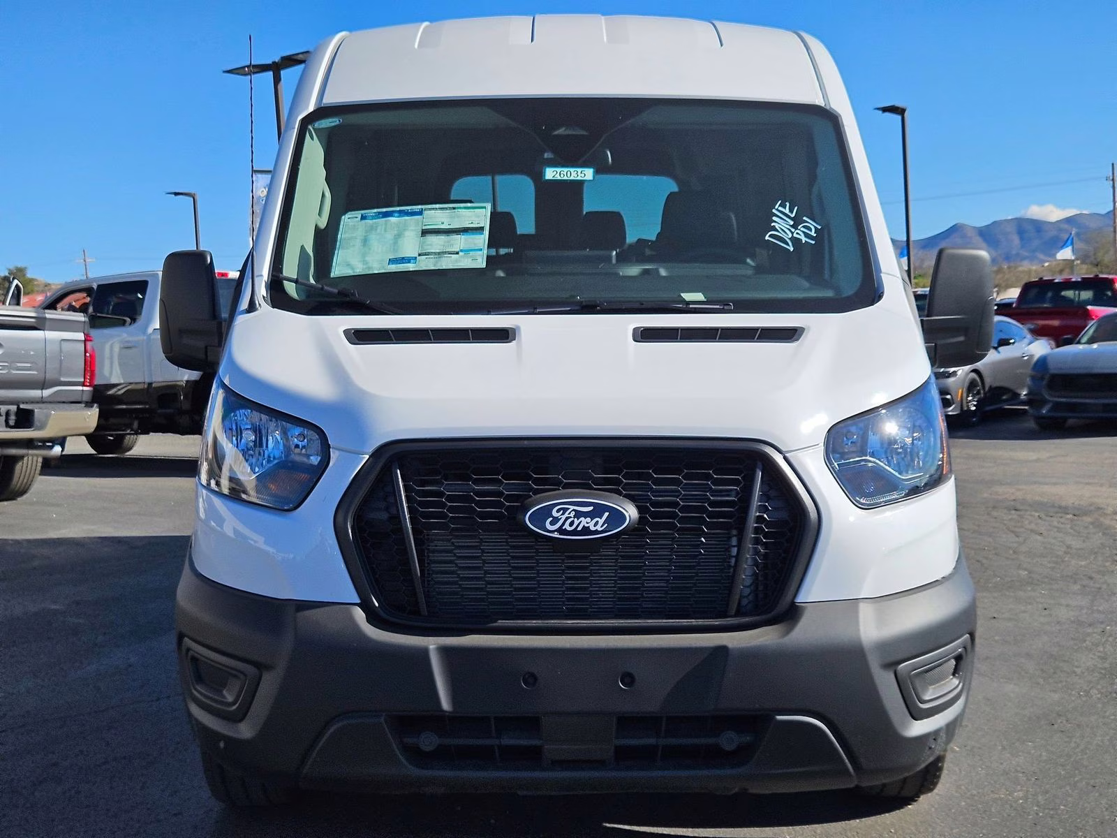 2026 Oxford White Ford Transit-350 XL RWD Crossover