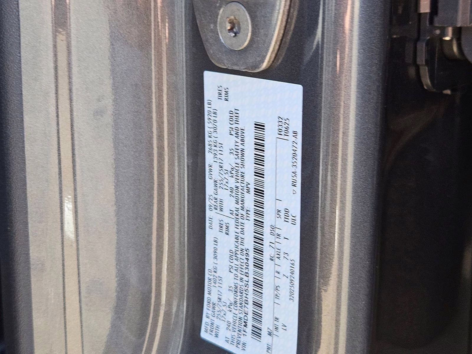 2025 Gray Metallic Ford Bronco Big Bend 4X4 SUV