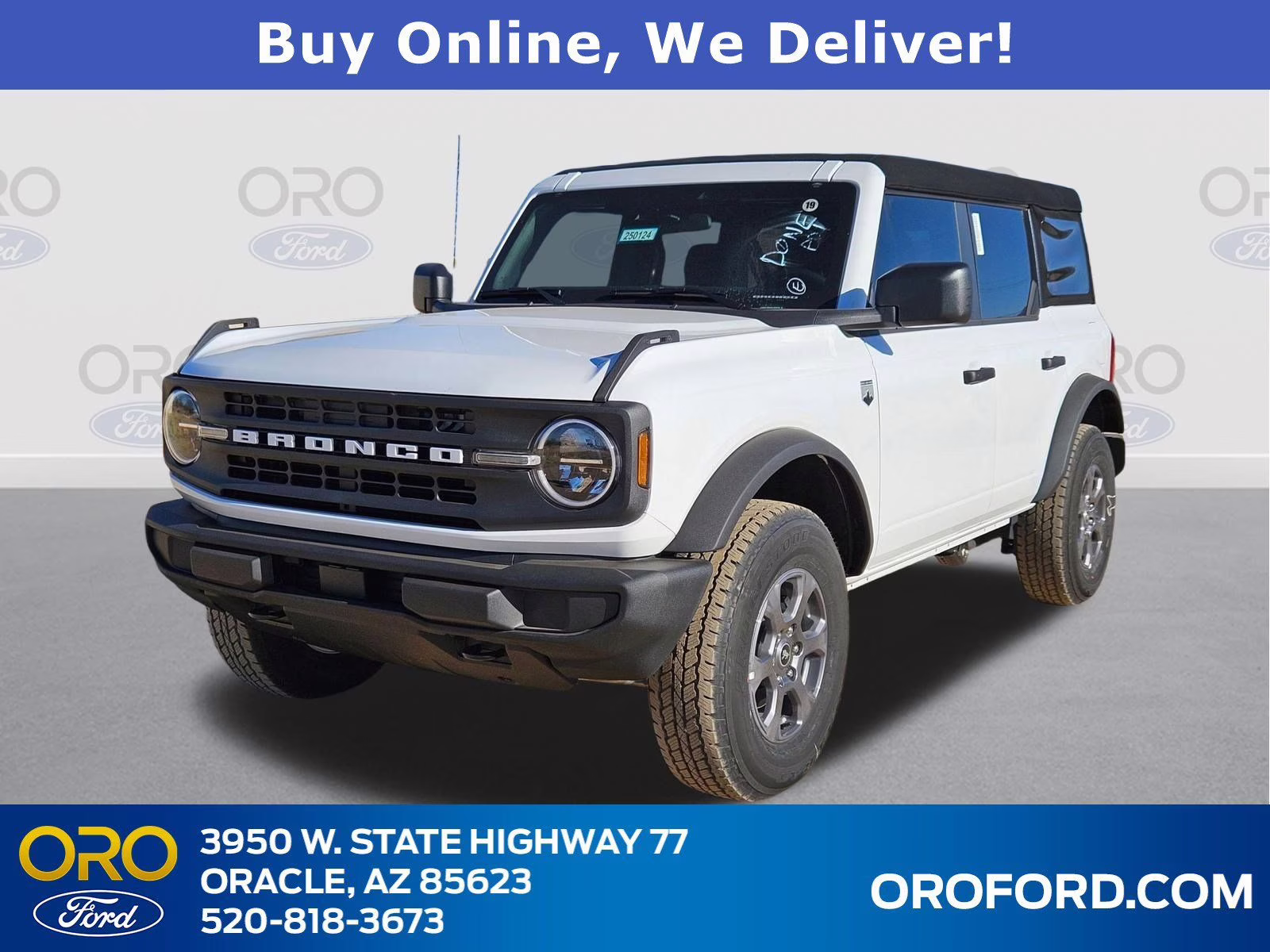 2025 Oxford White Ford Bronco Big Bend 4X4 SUV