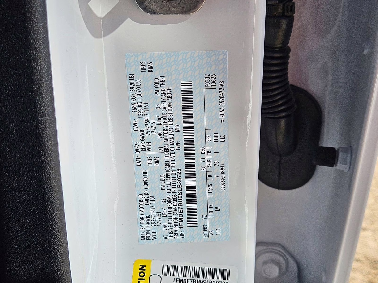 2025 Oxford White Ford Bronco Big Bend 4X4 SUV