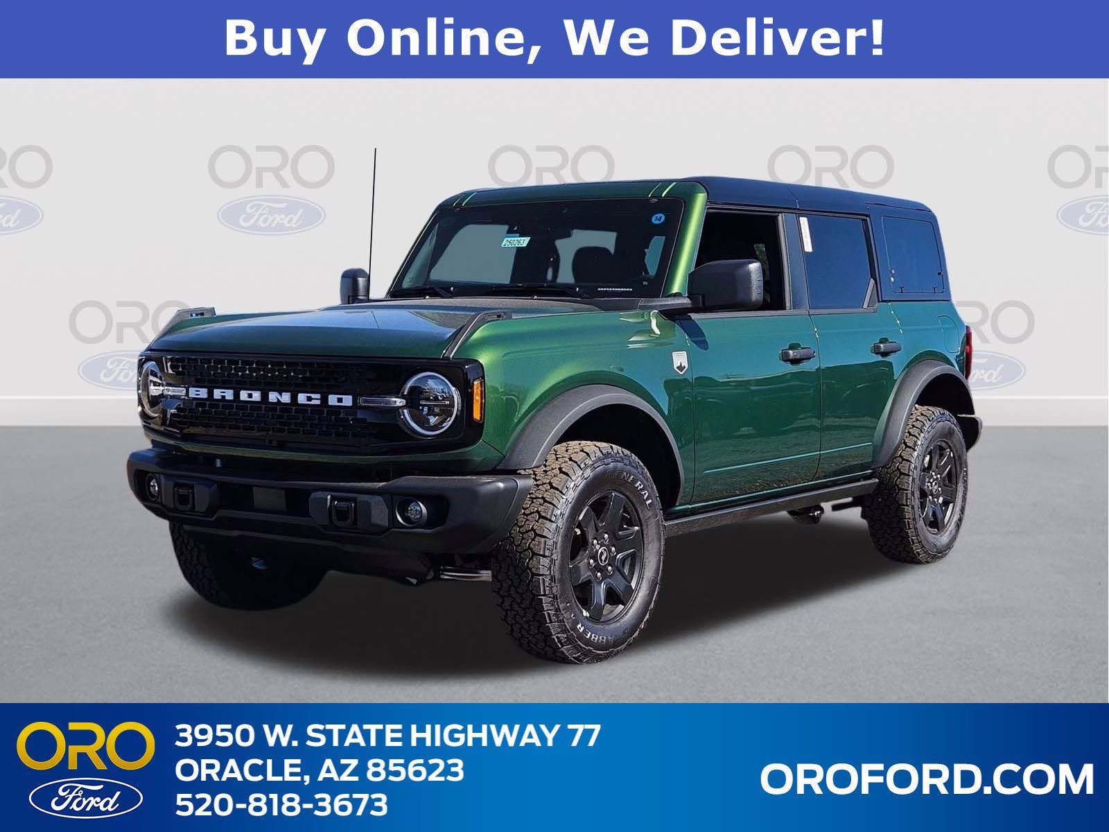 2025 Green Metallic Ford Bronco Big Bend 4X4 SUV