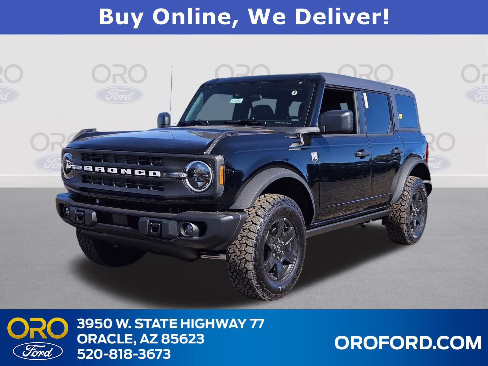 2025 Shadow Black Ford Bronco Big Bend 4X4 SUV