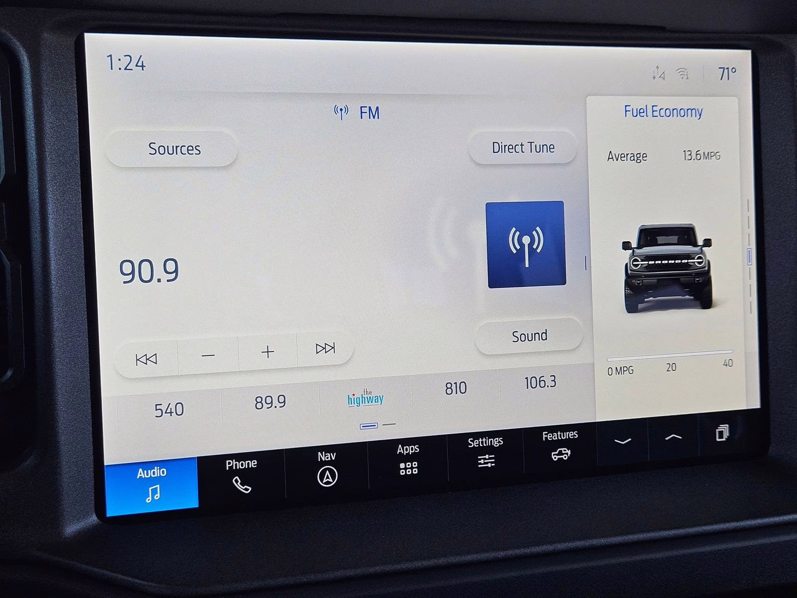 2025 Azure Gray Metallic Ford Bronco Badlands 4X4 SUV