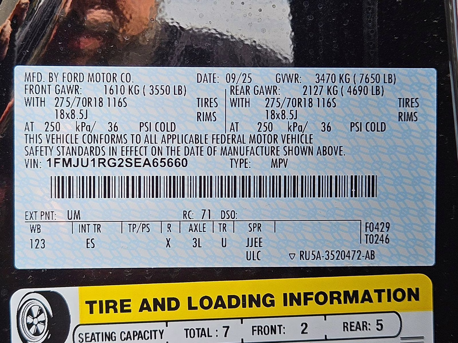 2025 Black Metallic Ford Expedition Tremor 4X4 SUV