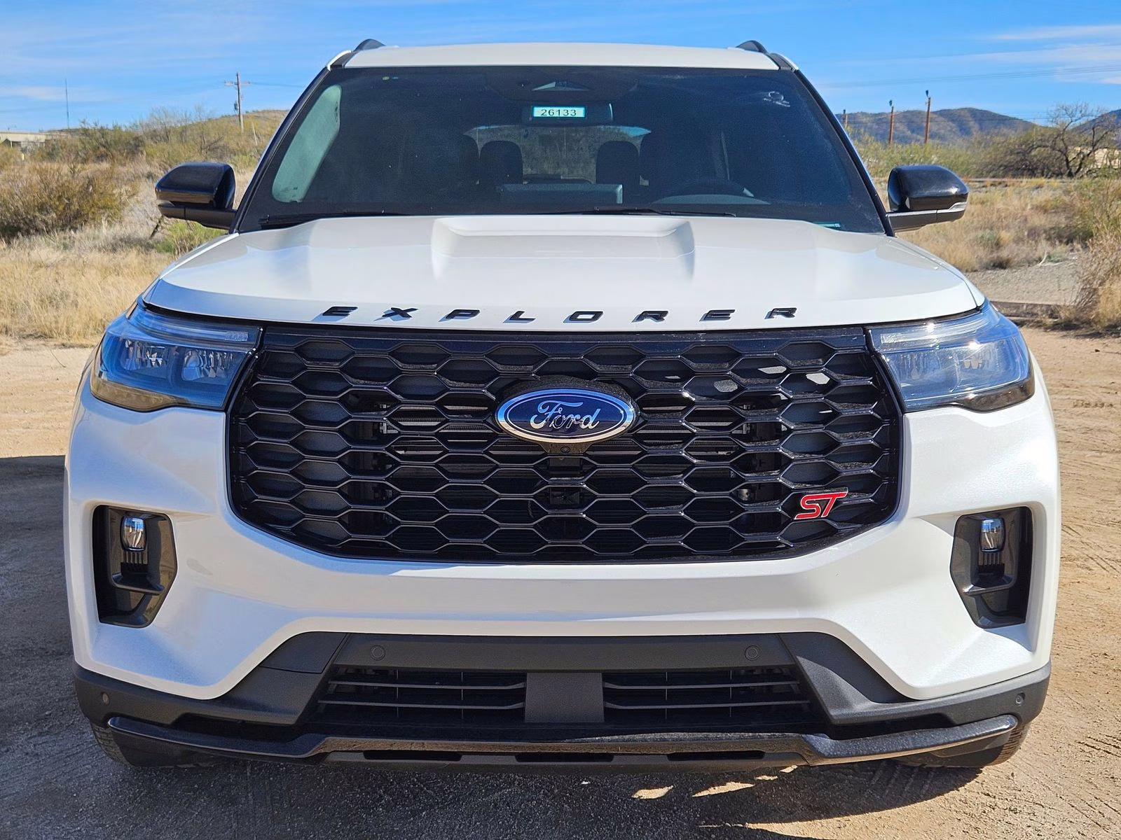 2026 White Metallic Ford Explorer ST 4X4 SUV