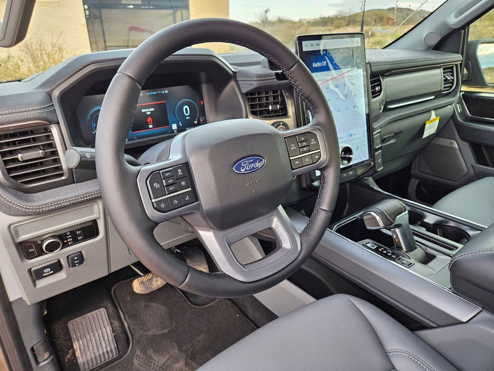 2025 Gray Metallic Ford F-150 Lightning Flash AWD Truck